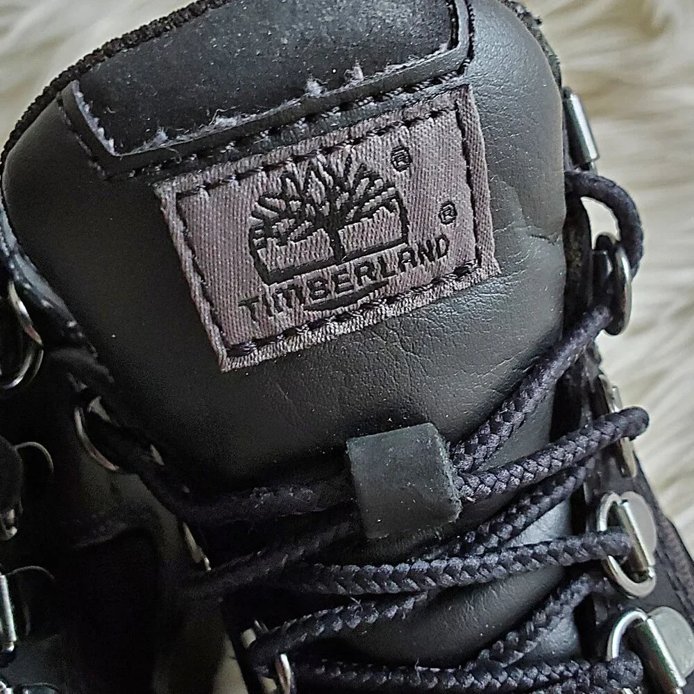 Timberland Black Toddler Waterproof Cushioned Field Boot SZ 9